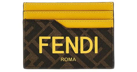 fendi ff card holder|vintage fendi card holder.